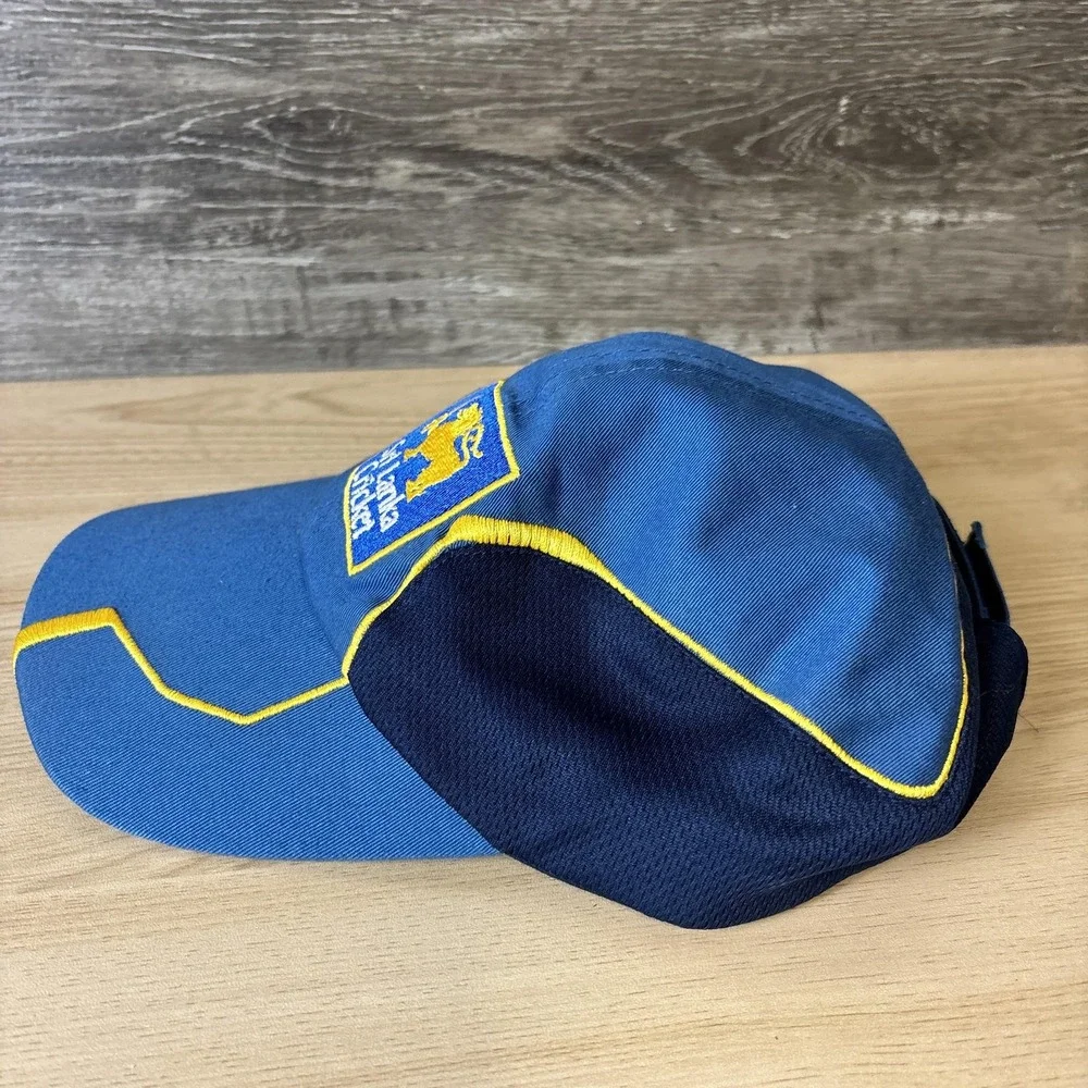 Sri Lanka Cricket Hat Cap Strap Back Blue Yellow Boys Cricket World Kids